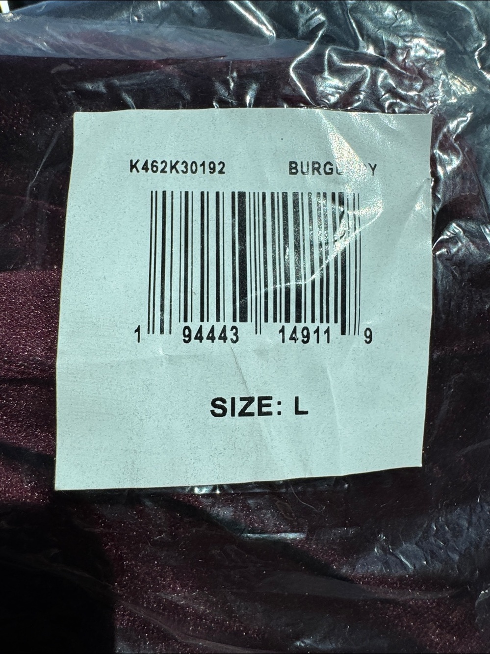 Band of the Free Felicia Burgundy Velvet Midi Dress Size L NWT - Picture 10 of 10